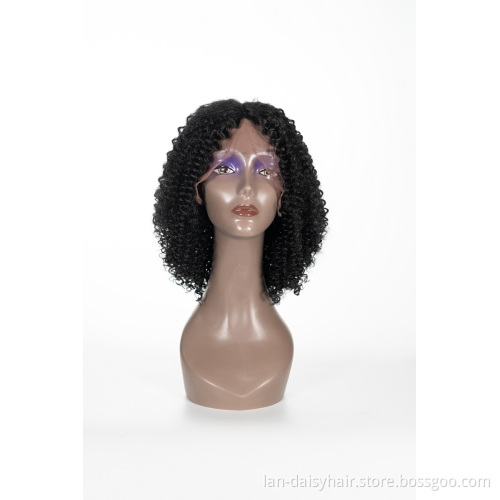Wholesale Cheap Price Unprocessed  Hair Full Lace Human Hair Wigs Kinky Curly Lace Front Wig